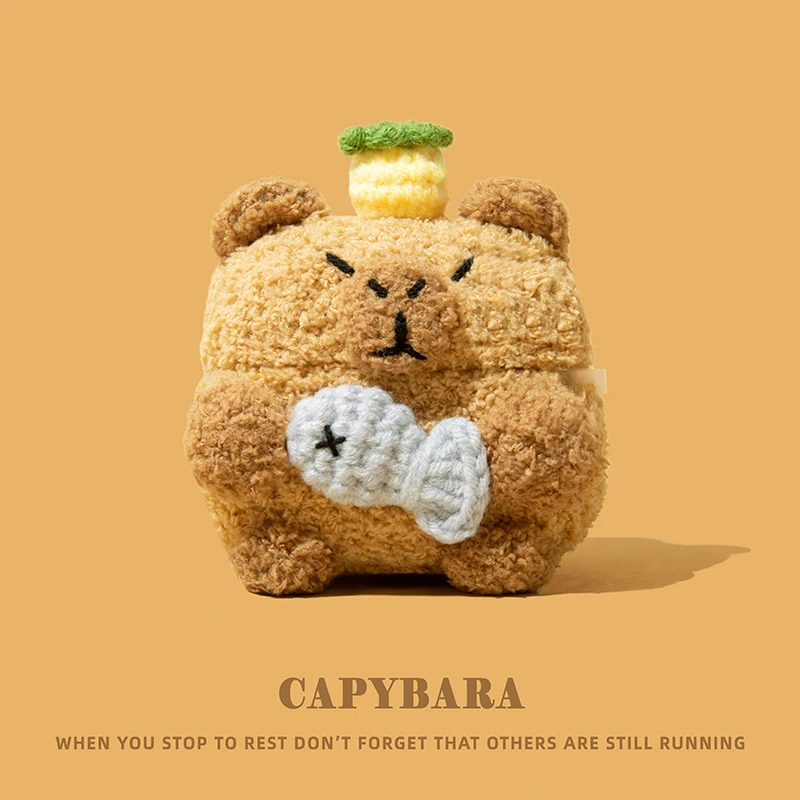 

For AirPods Pro2 Pro for AirPods 1 2 3 4th Generation Wireless Bluetooth Headset Cover Plush Soft Shell Anti Fall and Shockproof