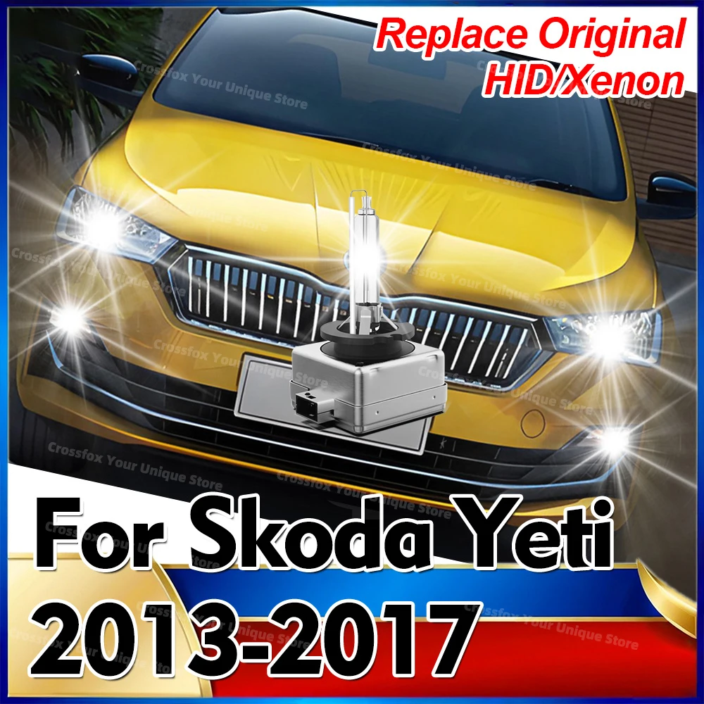 

2x Car HID Xenon Headlights 6000K 8000K 10000K D3S D3 For Skoda Yeti 2013 2014 2015 2016 2017 Head Lamp Bulbs DC 12V Plug-N-Play