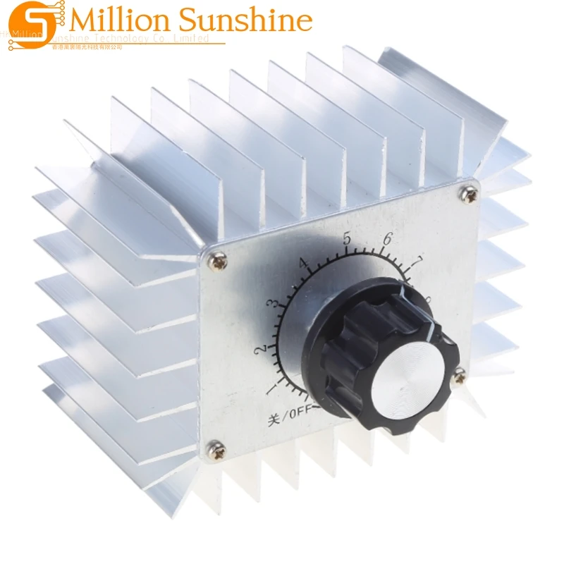 Fonte de Alimentação de 5000W, Regulador de Tensão SCR, Controlador de Velocidade de Motor, Luz 220V, Dimmer, Termostato, Regulador de Velocidade