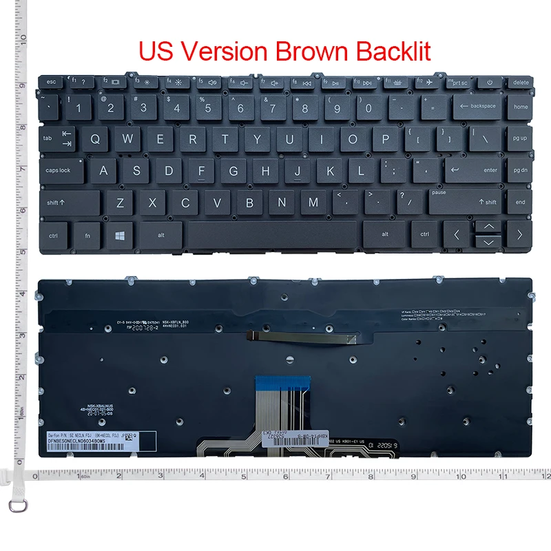 US NEW keyboard For HP Pavilion x360 14-DW 14-DV TPN-Q244 TPN-I137 13-BB TPN-Q234 E267 English laptop