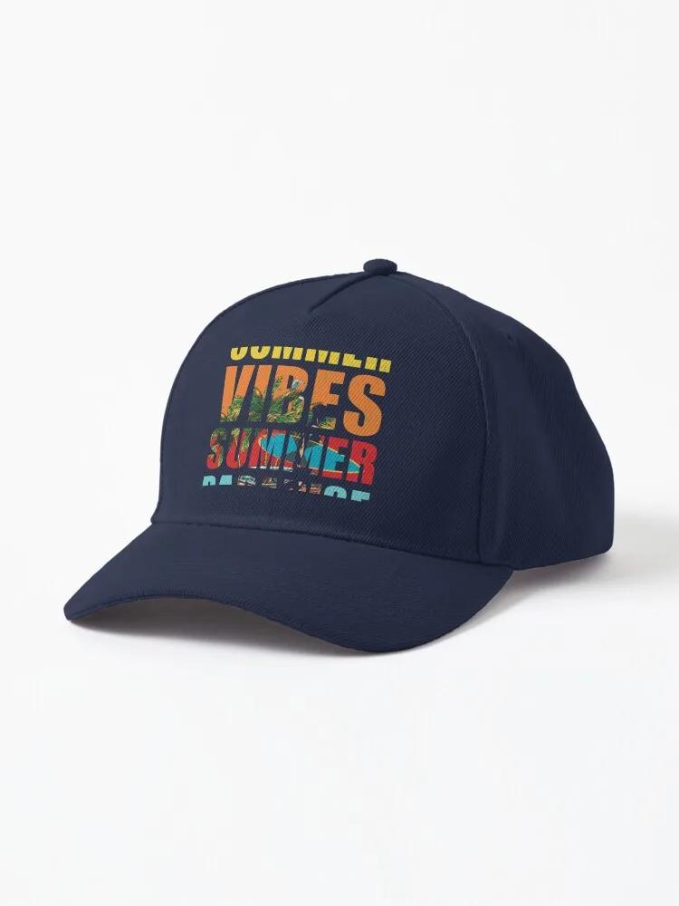 summer vibes summer paradise :palm - sun - sandals and more... (summer escape)-swimming cap for long hair Cap