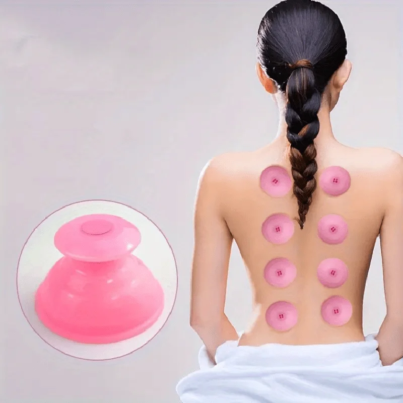 Innovative, Portable Silicone Cupping Relax Set - Vacuum Suction Massage Cups For Muscle Relaxation, Perfect Mother'S Day Gift