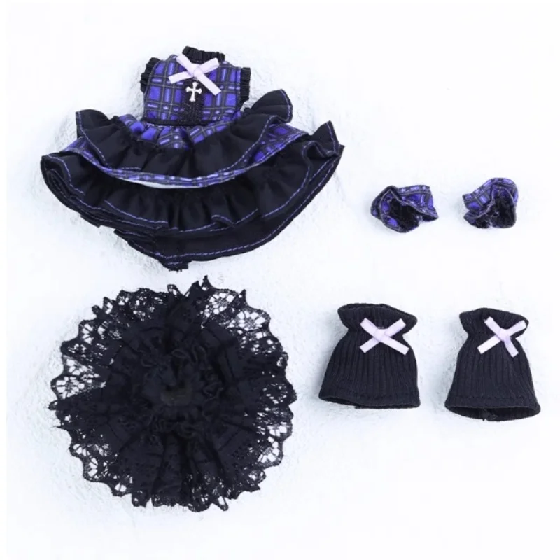 Ob11 bébé vêtements gothique foncé princesse jupe ensemble robe rétro Gsc Spot 12 Points Bjd bébé vêtements chaussure Cool accessoires