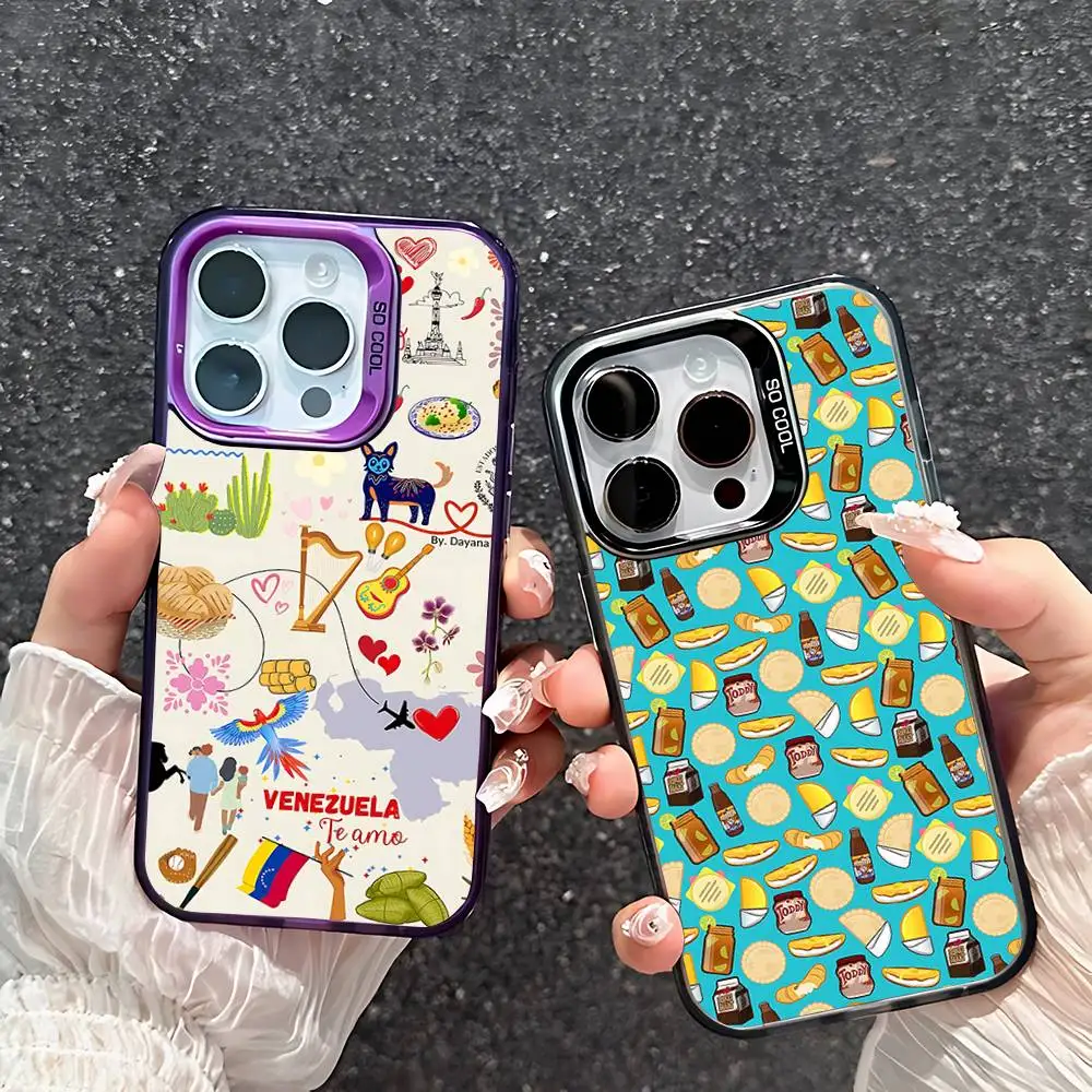 

V-Venezuela A-Aesthetic Art Phone Case For IPhone 17 16 15 11 12 13 14 Pro Max 16 Plus 12 Mini 7 8 XR XS 15Pro MAX Cove