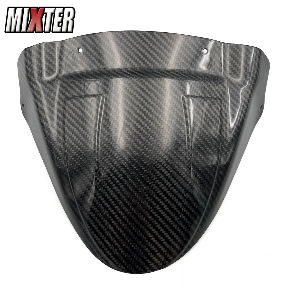 Motorcycle Real Carbon Fiber Front Fender Rear Extender Extension Wheel Protection Cover For KYMCO XCITING S350 DT X360 21-23