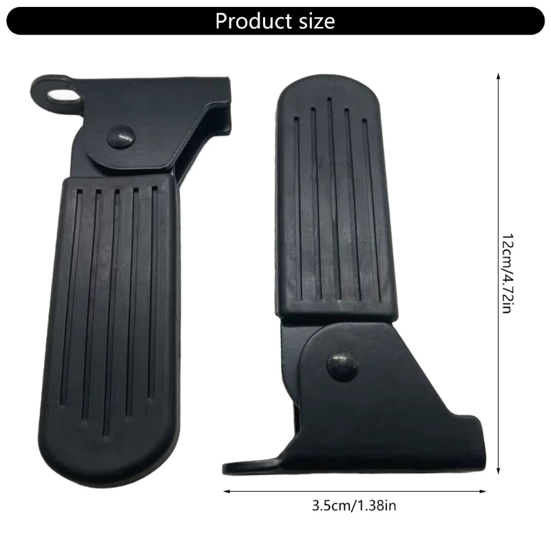 1 Pair Footrest Leg Support Pad Cycling Bikes Accessory for Electric Bicycles