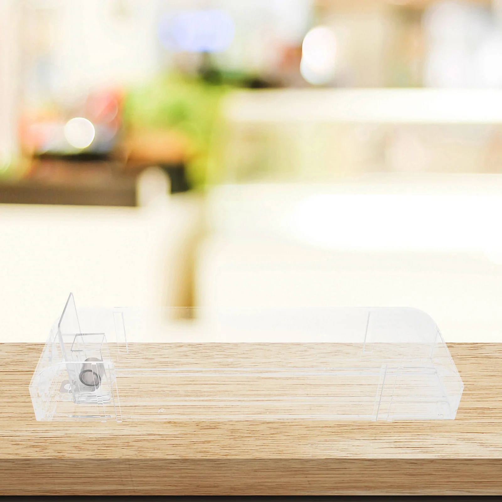 

Automatic Rack Pusher Display Organizer Transparent Auto Simple Compact Size Versatile Box Clear Organizer For