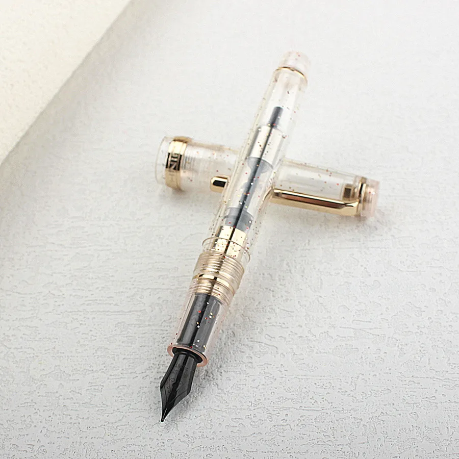 

Перьевая ручка JINHAO серии 82, акриловая, с пером M, для деловых записей, с золотым зажимом, канцелярские принадлежности для школы и офиса, ручки для письма