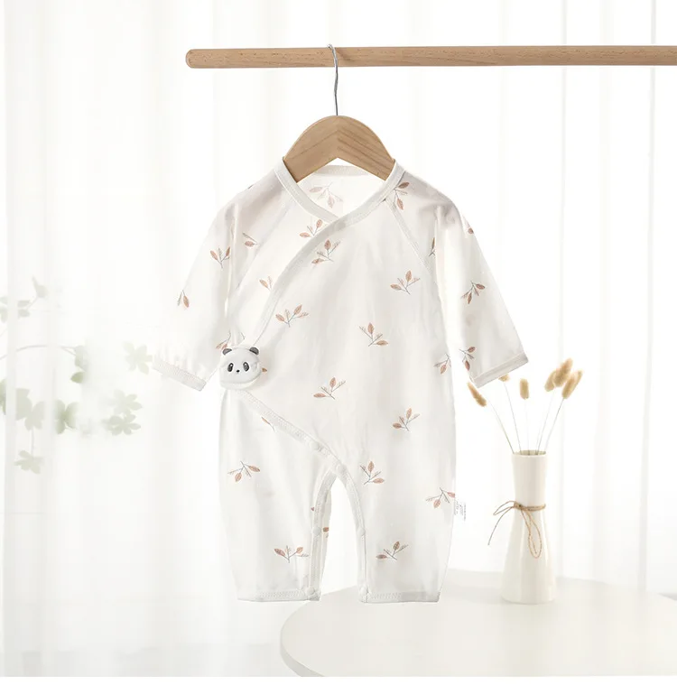 AYNIGIELL Sommer dünne Babykleidung, cooler und atmungsaktiver Baby-Overall, weiche Babykleidung aus reiner Baumwolle – Detail 16