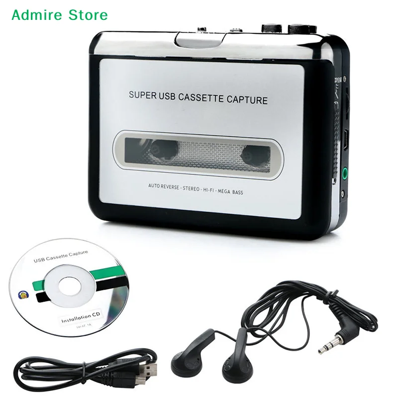 Портативный USB-конвертер касс – обзор и цена Audio Music Converter To Mp3
