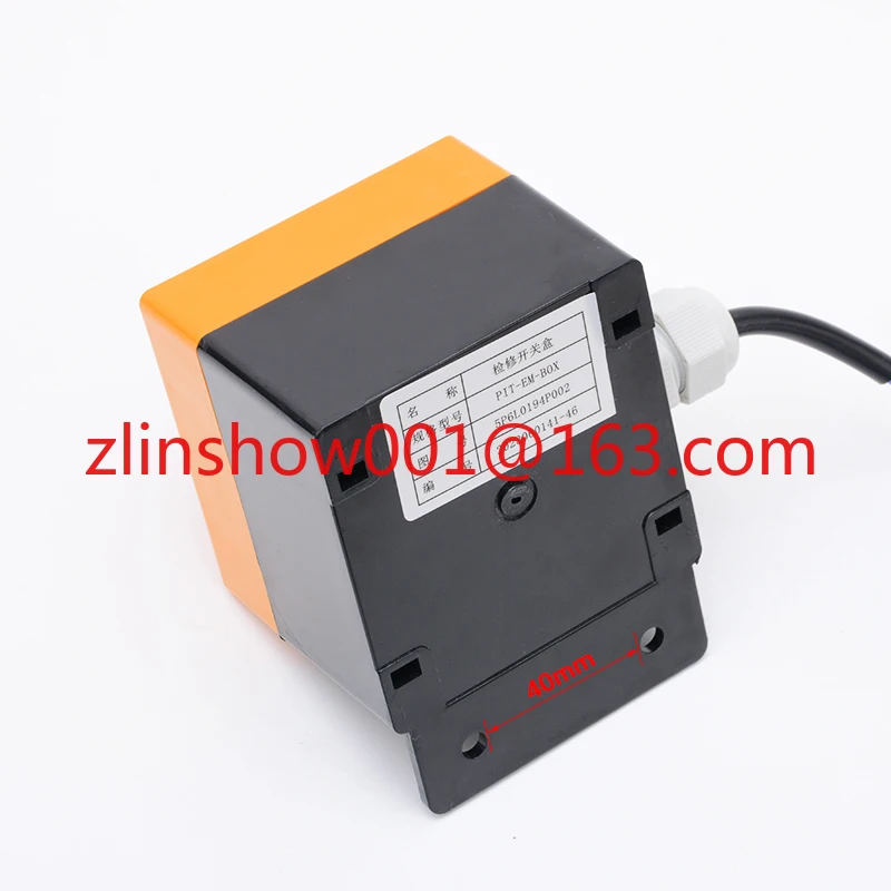 

Выдвижная ручка лифта, нижняя яма, ящик аварийной остановки PIT-EM-BOX, аварийный выключатель, нижняя яма, квадратный аварийный выключатель