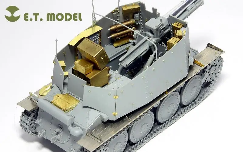 ET Model E35-005 1/35 WWII German Sd.Kfz.138/1 Ausf.H 15cm sIG33/1 “Grille” Detail Up part E35005 For DRAGON 6470