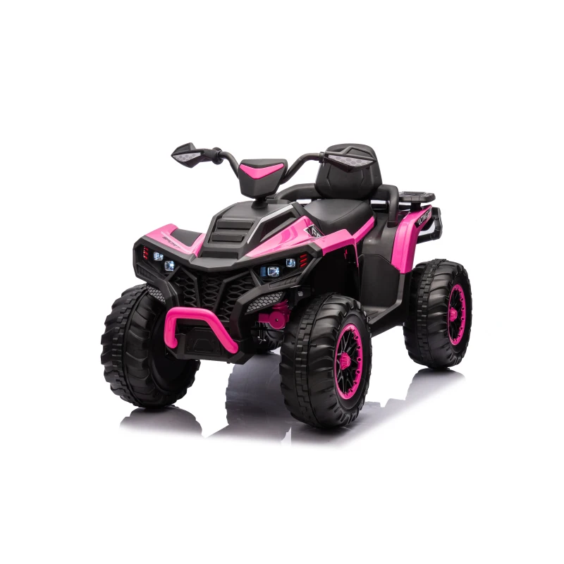 Voiture enfants conduite équipée Eva mousse Eva mousse enfants montent doux enfants ATV 4 roues, 24V 4WD électrique ATV monter sur jouet pour grand enfant