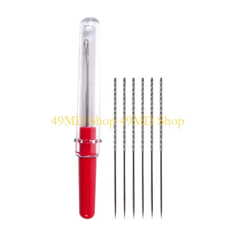 49MD Loose Fiber Return Accessory for Sweater Care with Hook Piece, 5 Textured Steel Guides, and Tube for Bag Placement and