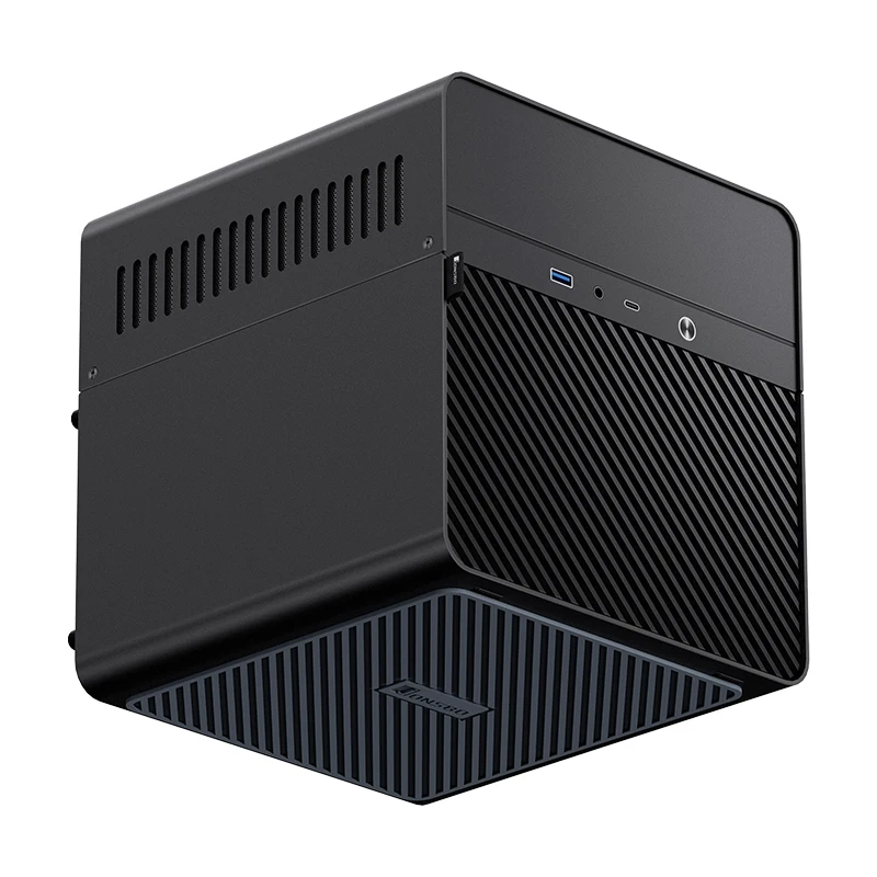JONSBO N2 NAS Server Small Case All-In-One Aluminum Home Office Game Computer Chassis Supports 5 Hard Disk SFX Power