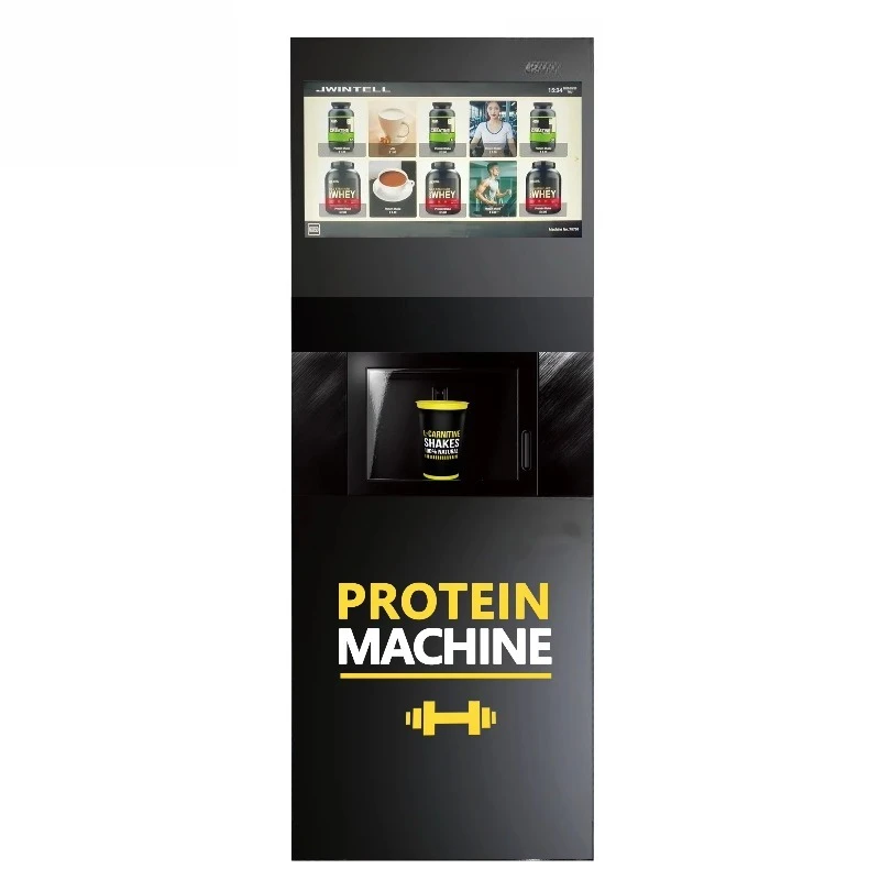 FOODLINE Customized Automatic Self Service Vending Machine Protein Shake Vending Machine With QR Code With Sport Shake Drink