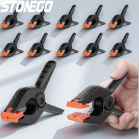 10Pcs 2inch 4inch Plastic Spring Clamps Rustproof Strong Grip for DIY Woodworking Crafts Multi Purpose Tools