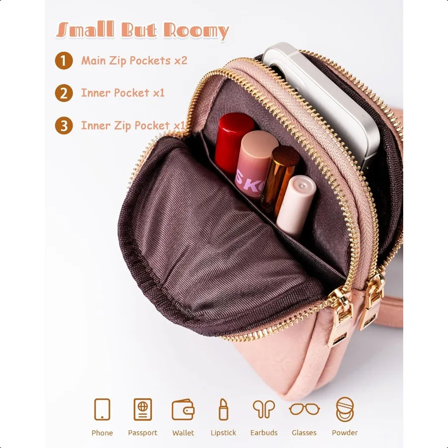 Presentes para meninas de 8 9 10 11 12 13 14 15 16 anos Bolsa tipo estilingue personalizada com alça ajustável Mini bolsa crossbody leve T