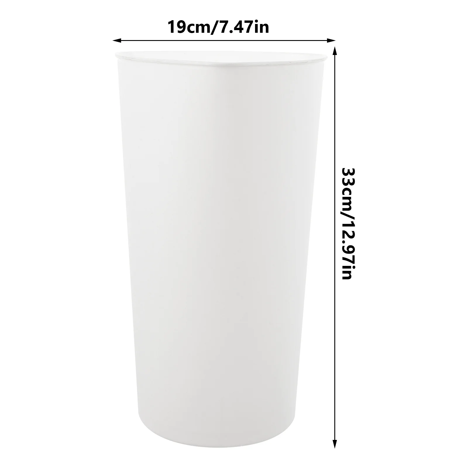 Secchio per fiori creativo con contenitore per la conservazione dei fiori a triangolo bianco in stile semplice per composizioni floreali e giardinaggio