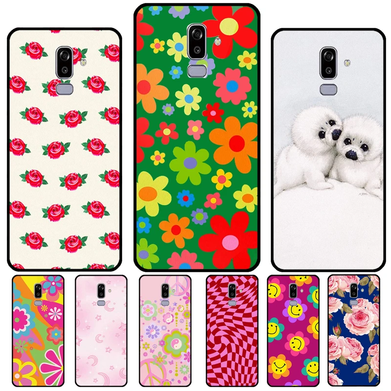 Peacr N Luv Flower Power Slumber Party For Samsung Galaxy A3 A5 J1 J3 J5 J7 2016 2017 J4 J6 A6 A8 Plus A7 A9 J8 2018 Phone Case