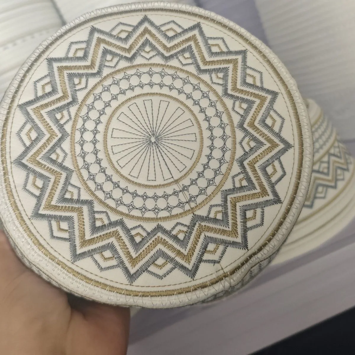 Muslim Caps For Men Clothing Prayer Hat Islamic Taqiyah Kufi Tax Products Kippa Turkish Modern Polyester 03676 view 3