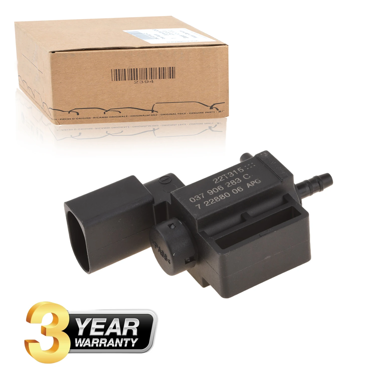 

037906283C Canister Purge Control Solenoid Valve For SEAT Alhambra,Ibiza IV,Leon,SKODA Octavia,Superb II,Yeti 1.8T/2.0T