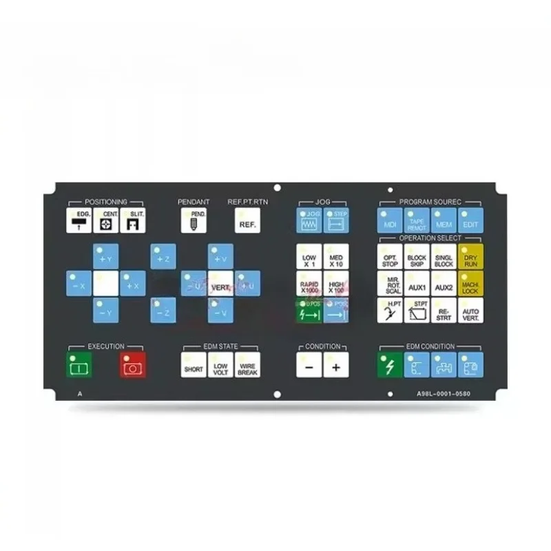 1PC For Fanuc EDM A98L-0001-0581 membrane and 12 key membrane Size 310L*21W for the keypads