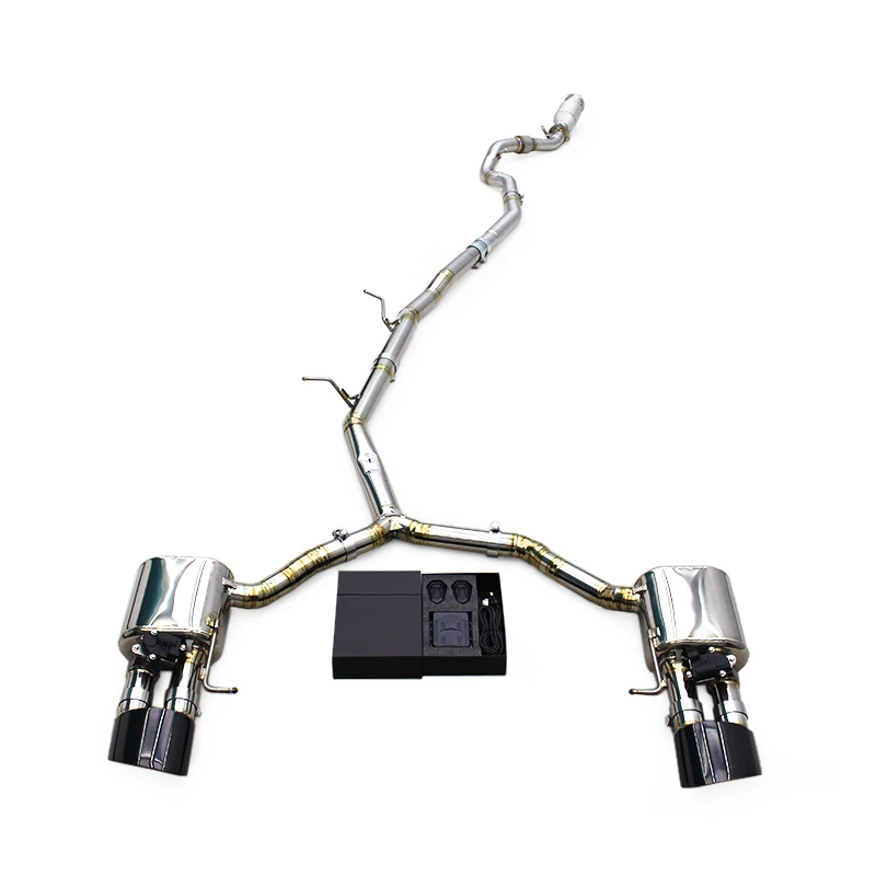 

YD Titanium Catback System For Audi A4 B9 2.0T 2017-2024 Catted Exhaust Downpipe With Valvetronic Exhaust System
