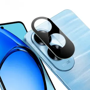 Bilashmart 3D Camera Lens Cover Case OPPO A60 4G Back Tempered Glass Camera Protector Oppo A60 Lens Ring Film