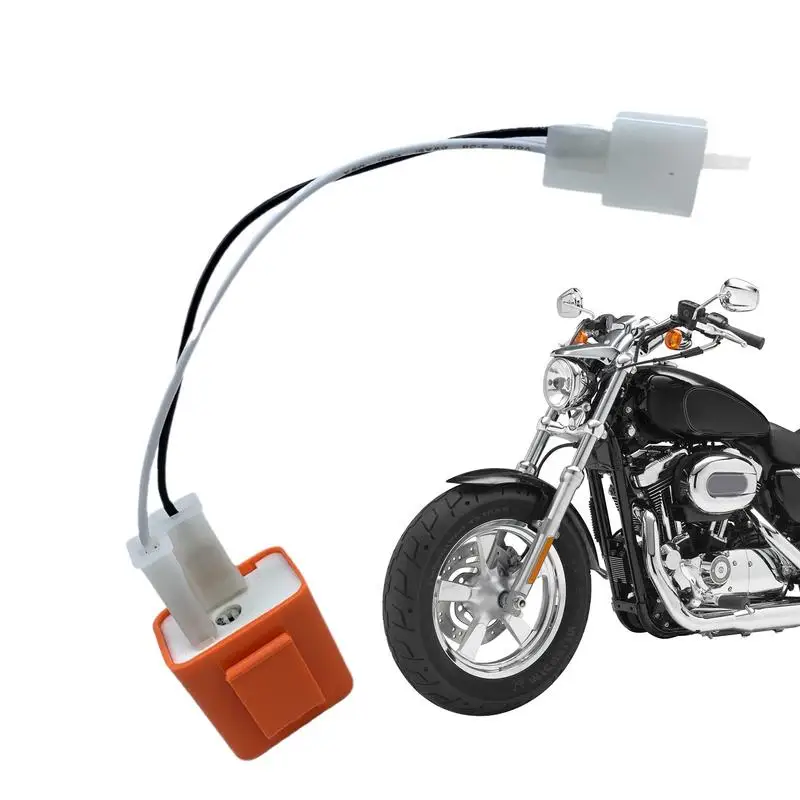 

2Pin Car LED Flasher Relay Connector 12V Adjustable Frequency Turn Signal Motorcycle LED Flasher Relay Adapter Motor Parts