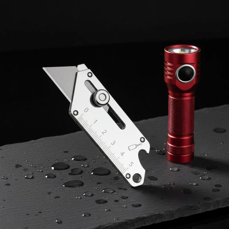2PCS Multi-Functional Stainless Steel Knife Holder Thickened Heavy-Duty All-Steel Wallpaper Cutter Utility