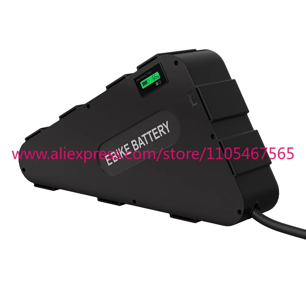 Triangle electric bicycle lithium battery 52V 60V 72V 20Ah 30Ah belt, waterproof electric bicycle battery pack