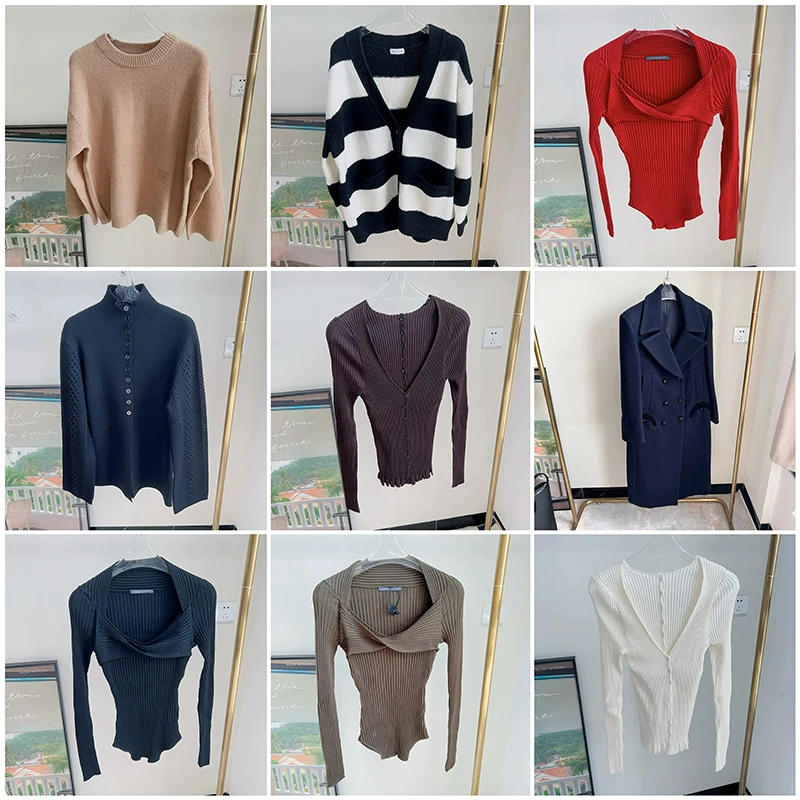 

Осенне-зимний модный комплект с высоким воротником и облегающим кроем, новая коллекция, эксклюзивные модели, полосатый узор, костюм из ткани саржа для женщин