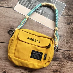 Shoulder Strap Handwoven Bag Strap Contrasting Colors Custom Lanyard Luxury Bag for Phone Accessories Premium Underarm Rope
