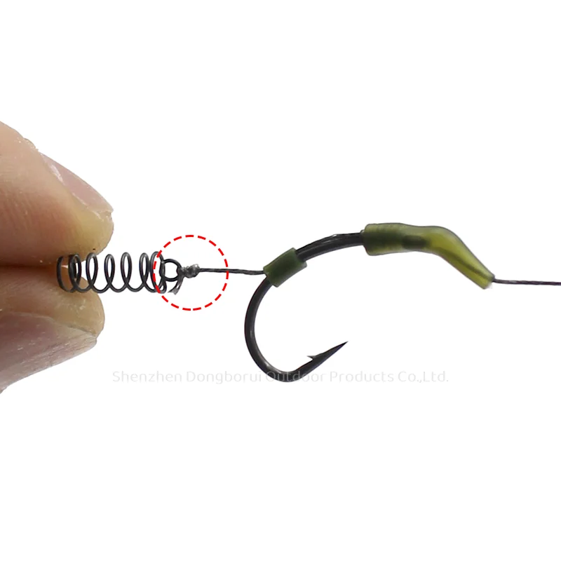 20 Stück Karpfenangelzubehör, Paste-Coils für Hair Rig, Groundbait, Karpfen, Coarse Method Feeder, Angelausrüstung – Detail 3