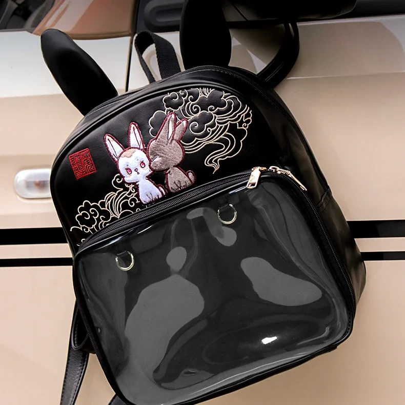 

Anime Game Grandmaster of Demonic Cultivation WeiWuXian LanWangJi Cosplay Cute Backpack Cartoon Ita-bag Xmas Gift Accessories