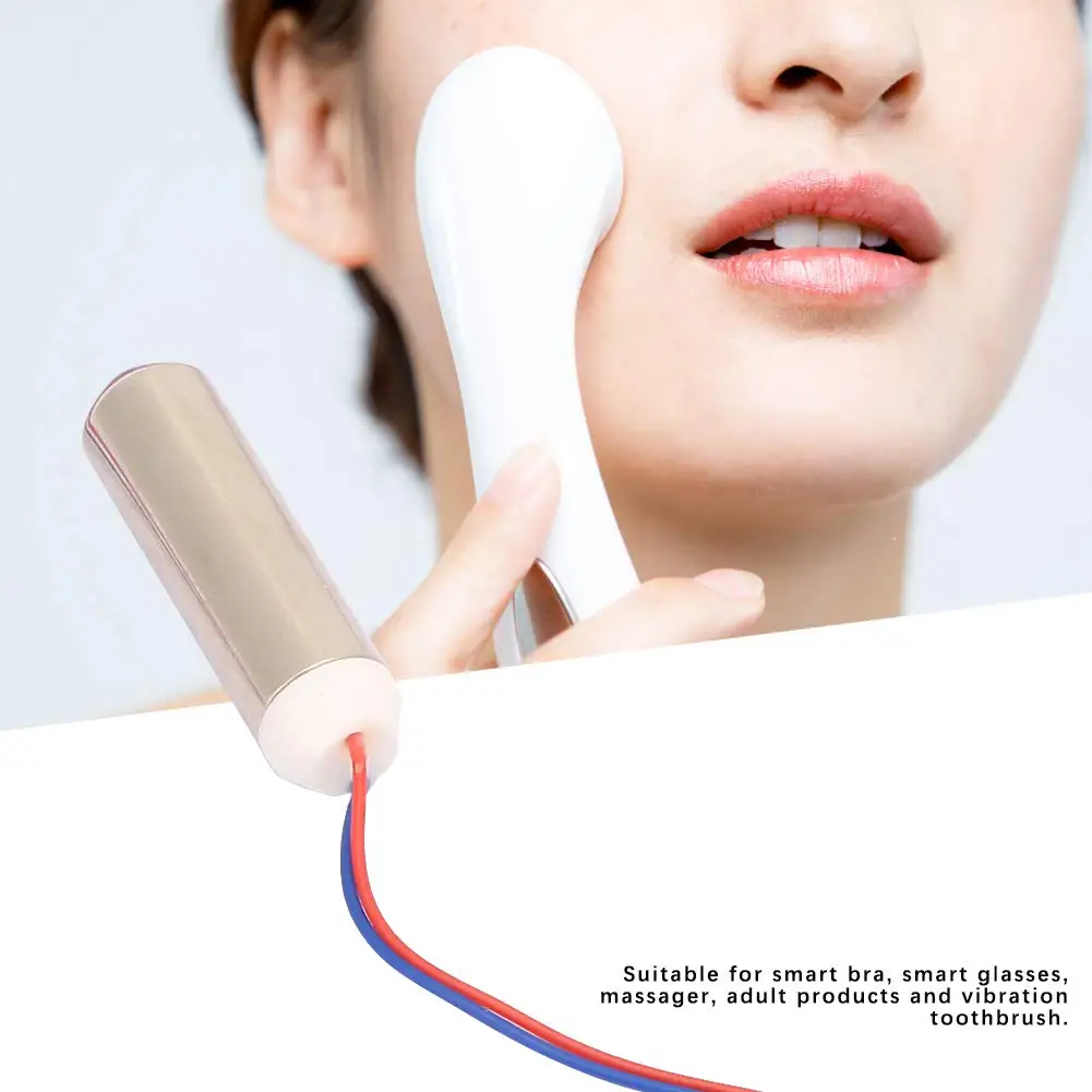 Motor sin núcleo CC con vibración integrada, resistente al agua, 1,5-3v, 8000-16000RPM, para cepillo de dientes eléctrico, juguetes, 7x25mm, 5 piezas