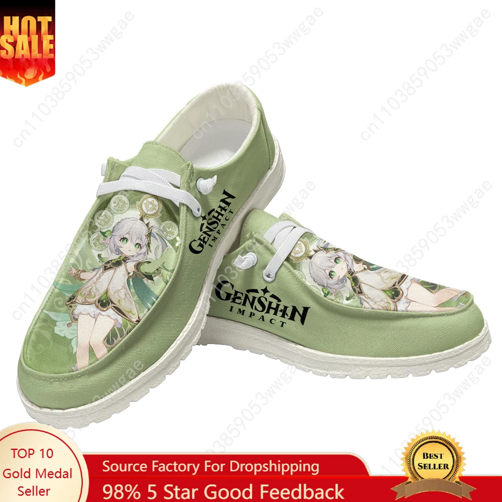 

Genshin Nahida Casual Shoes Mens Womens Breathable Flat Footwear Casual Indoor Outdoor Lightweight Shoe Customized Couple Shoes