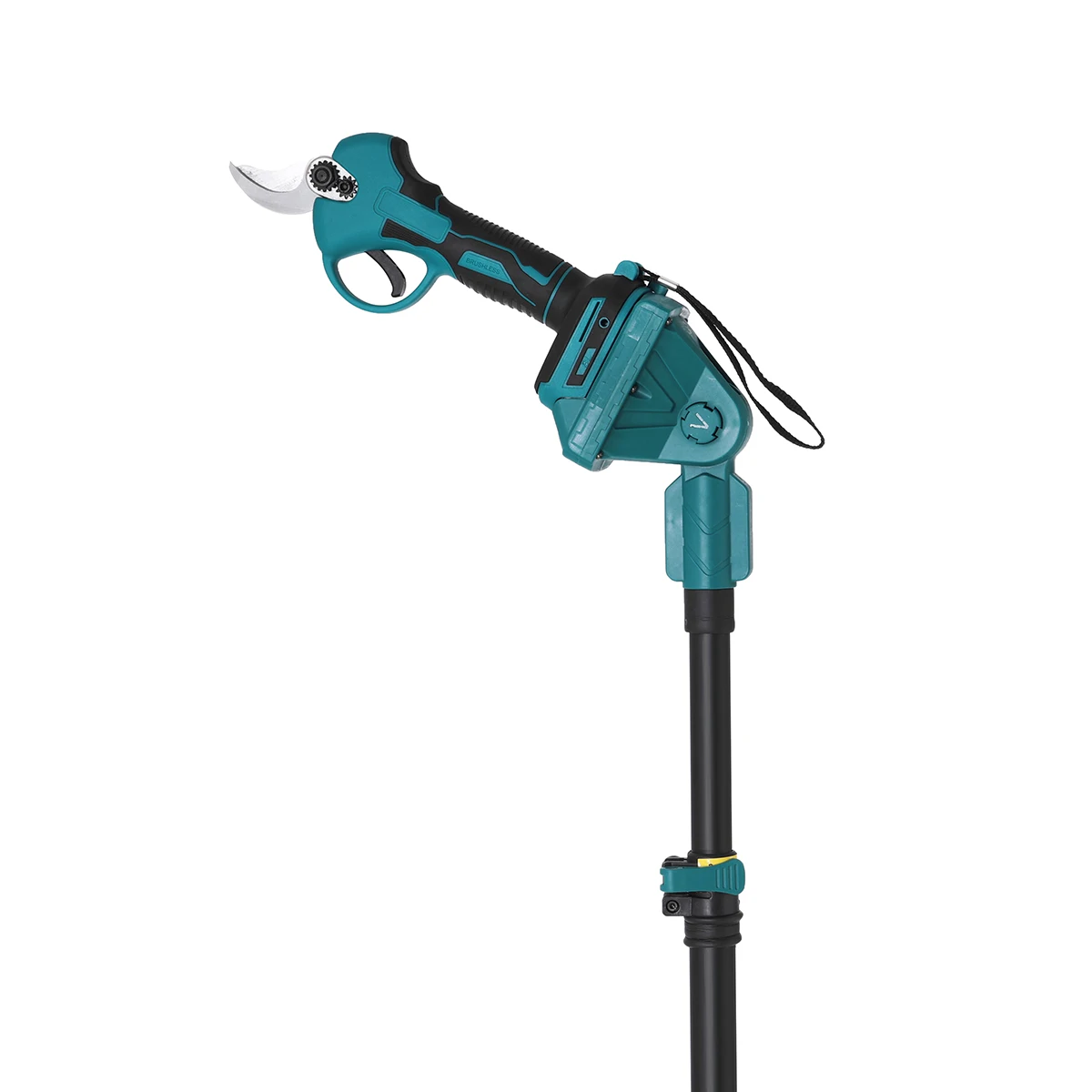 Tijeras de podar eléctricas inalámbricas sin escobillas con poste telescópico de 250cm, herramienta de jardín, podadora de ramas para batería Makita de 18V