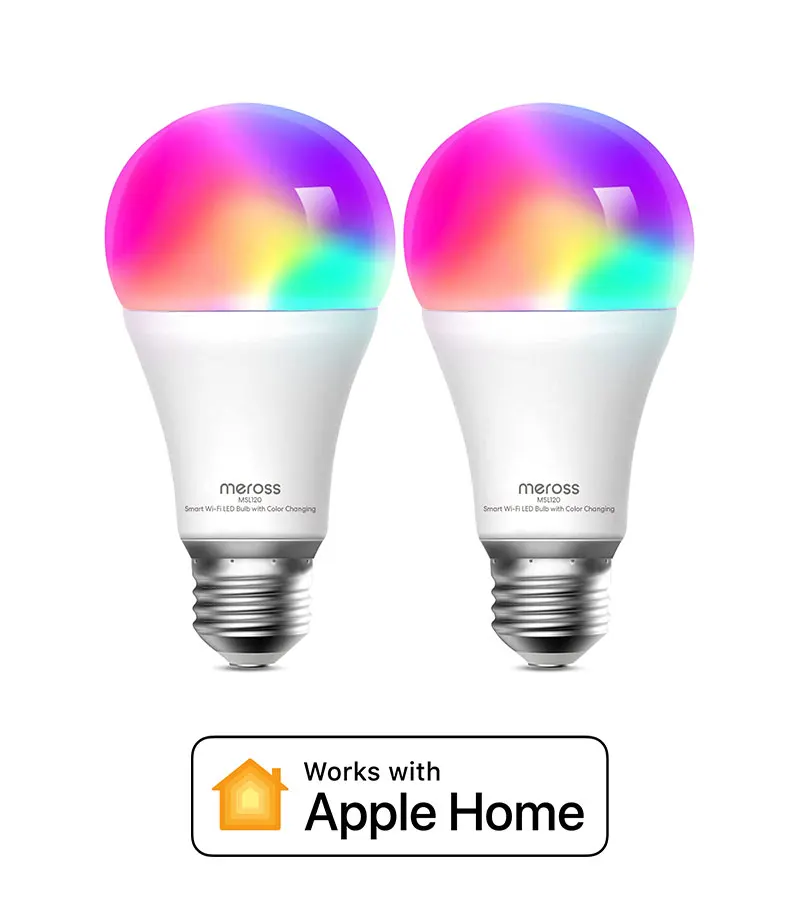 

HomeKit 9W Smart WiFi Light Bulb LED Lamp RGBWW Dimmable E27 Base Remote Control Support Alexa Google Home SmartThings