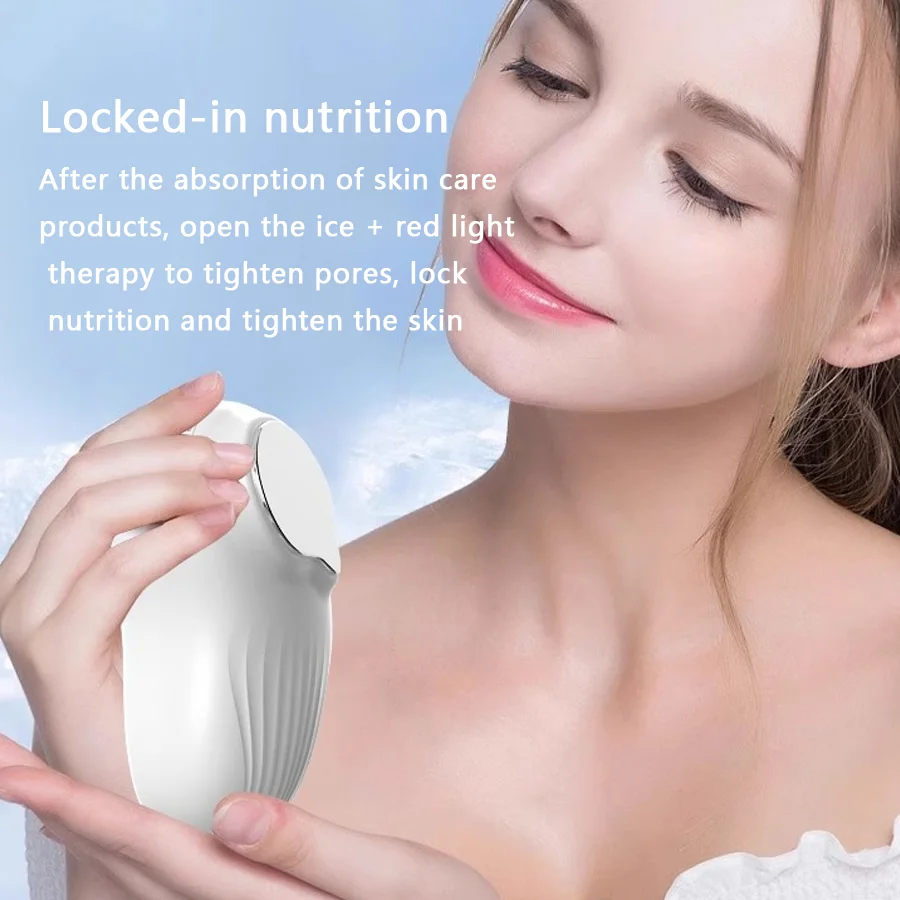 2025 Neue Gesichtsschönheitsmaschine, kalter und heißer Hammer für die Gesichtsstraffung, Hautstraffung, Schmerzlinderung, kühlendes Massagegerät