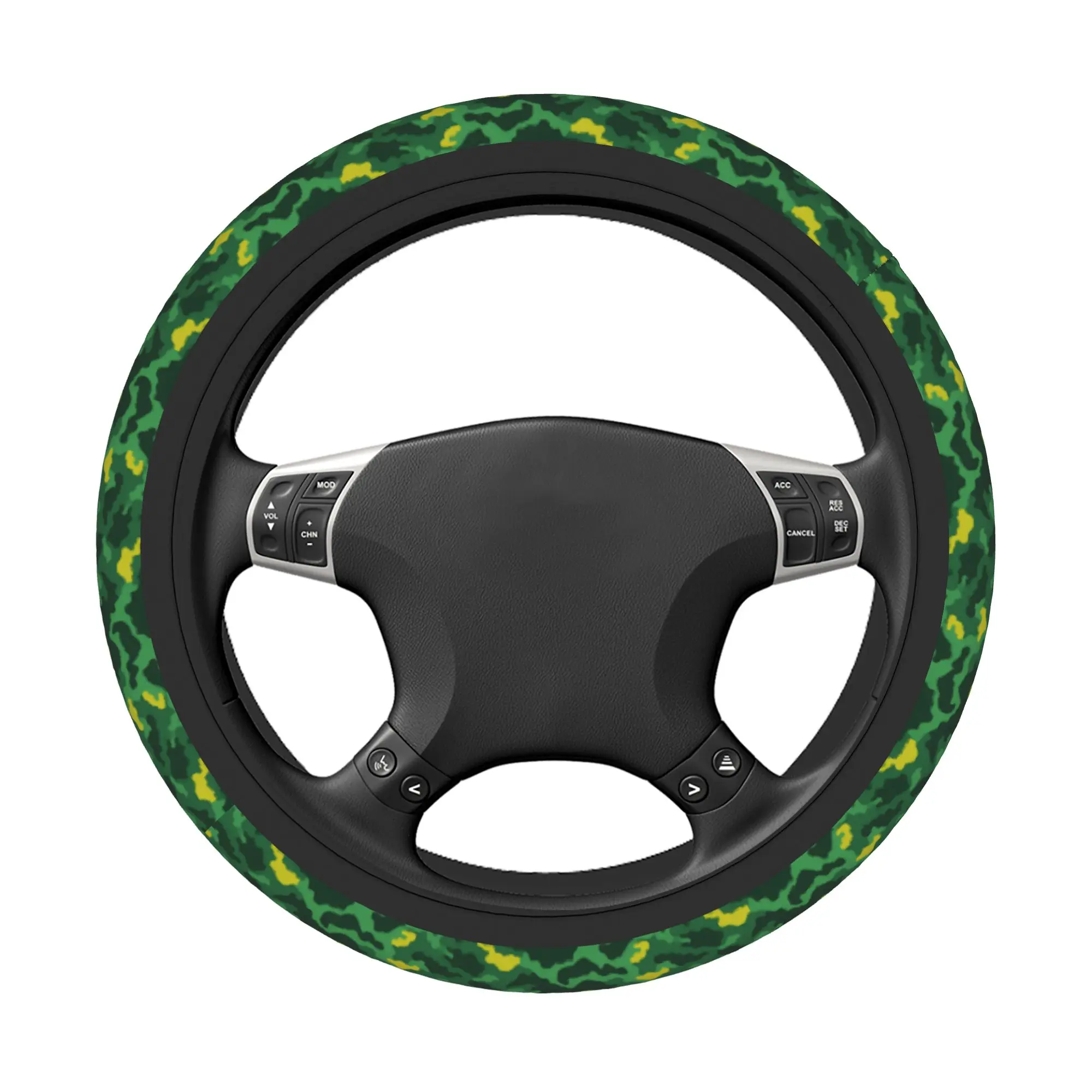 Camo Camouflage Car Steering Wheel Cover 38cm Soft  Steering Wheel Protective Cover Fashion Interior Accessories - view 4