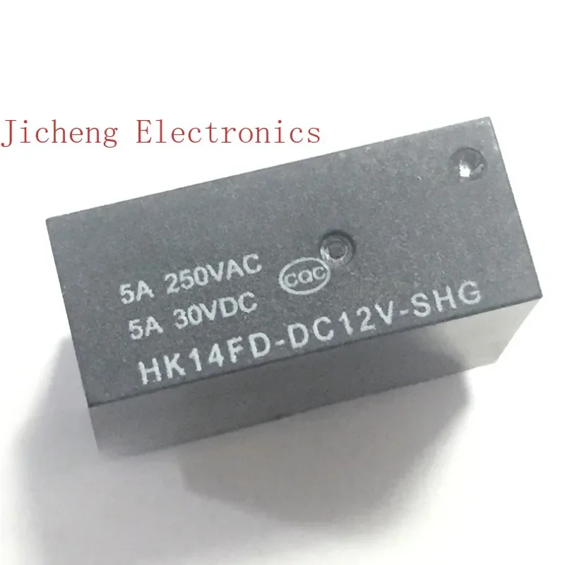 

Реле HK14FD-DC12V-SHG, 10 шт., 8 футов, 5A12V, два открытых и закрытых