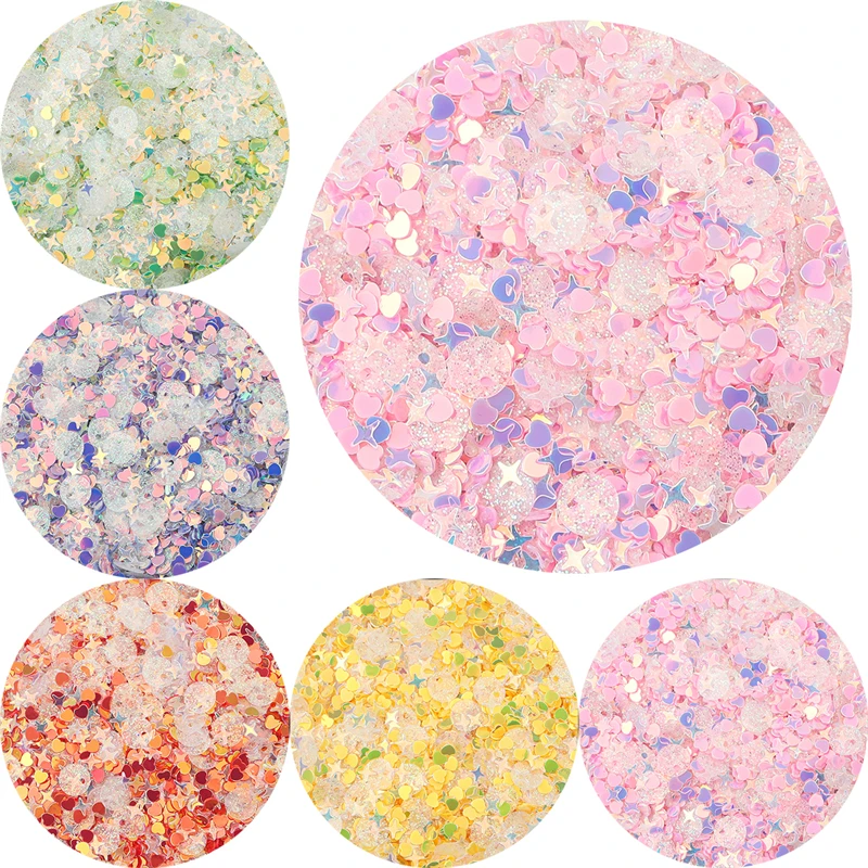 20 g/pacco 3-6mm Paillettes Stile Misto Glitter Paillettes Sciolti Artigianato Paillettes Cucito Abbigliamento Decorazione Accessori FAI DA TE Lentejuelas