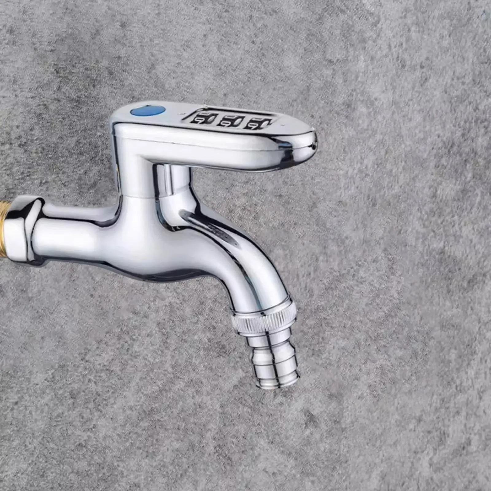 

Washing Machine Faucet Password Lock Sturdy Quick Connect Valve Alloy High Flow