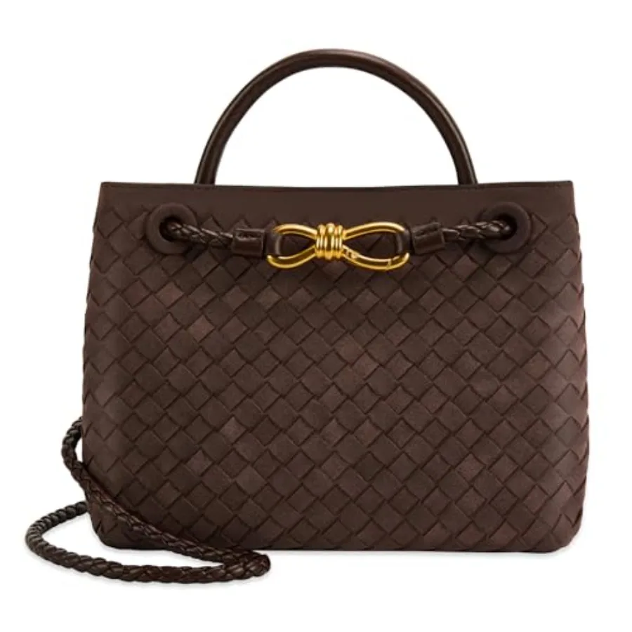 

Woven Tote Bag for Women Leather Shoulder Handbag Designer Top Handle Purses