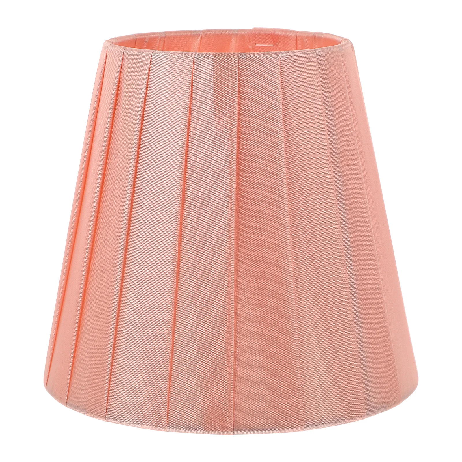 

Clamp Lampshade for Standing Fabric Pleated Corner Cloth Lampshades Pink Bedroom Nightstand