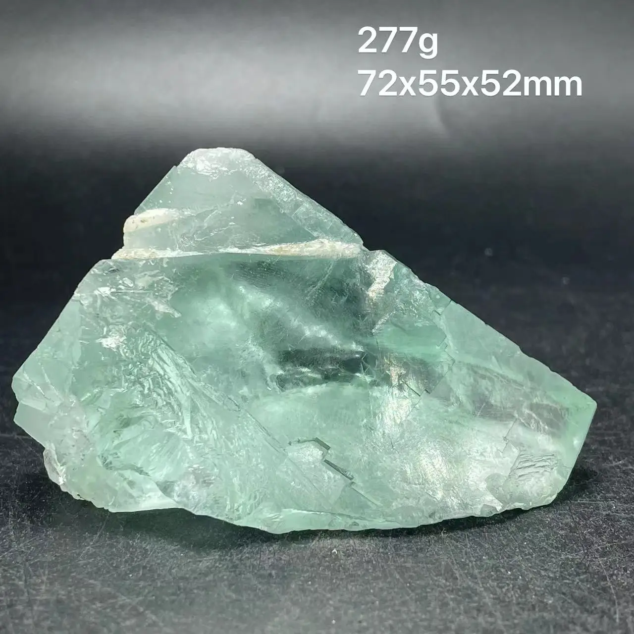 

new! 100% natural blue-green fluorite, clean cubic smoke crystal, symbiotic mineral specimen, healing crystal from Xianghualing