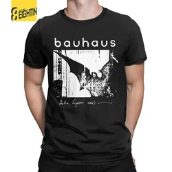 Bauhaus Bat Wings Bela Lugosi's Dead T Shirt for Men 100% Cotton Fashion T-Shirt Crew Neck Tees Short Sleeve Tops Plus Size