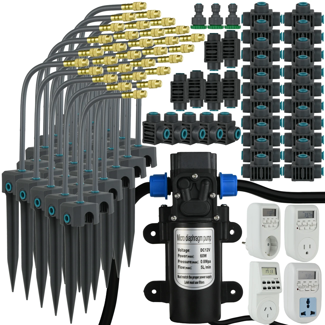 Smart Garden Sprinkler System - Sulama sistemi 5M-30M damla sulama kiti